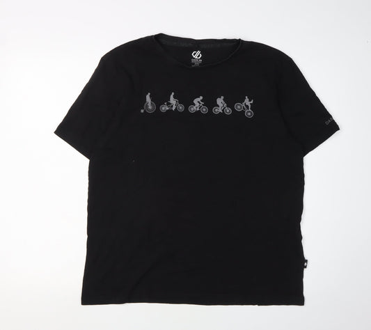 Mens UK Size L Dare 2B Black  T-Shirt