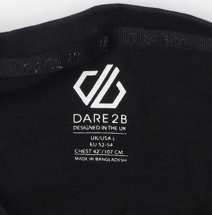 Mens UK Size L Dare 2B Black  T-Shirt