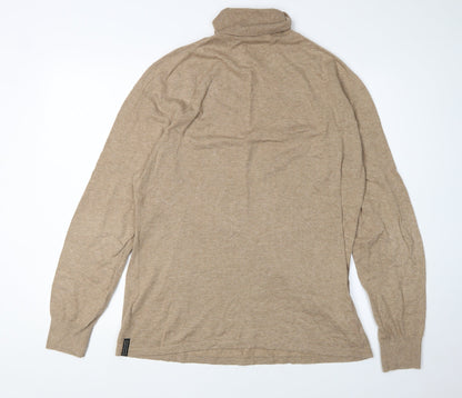 Womens UK Size L Scotch & Soda Beige Pullover Jumper