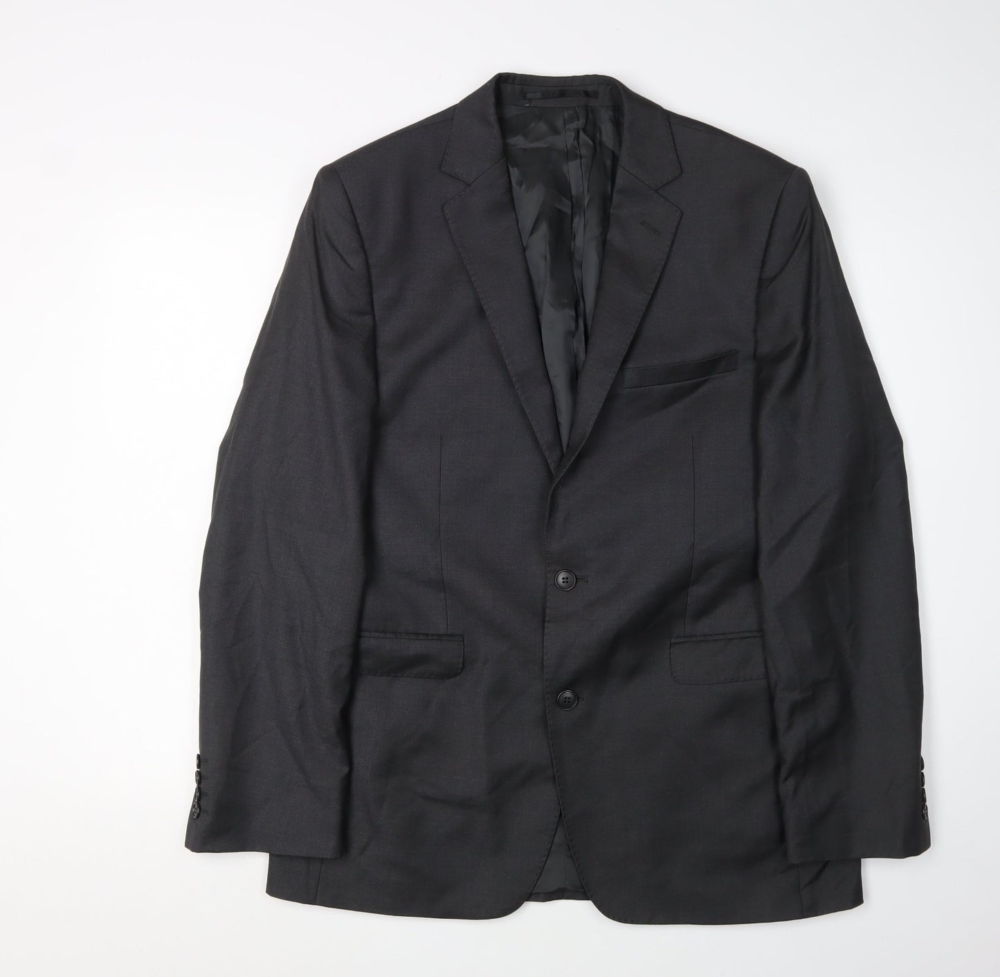Mens UK Size 40 Cerruti Regular Black Suit Jacket