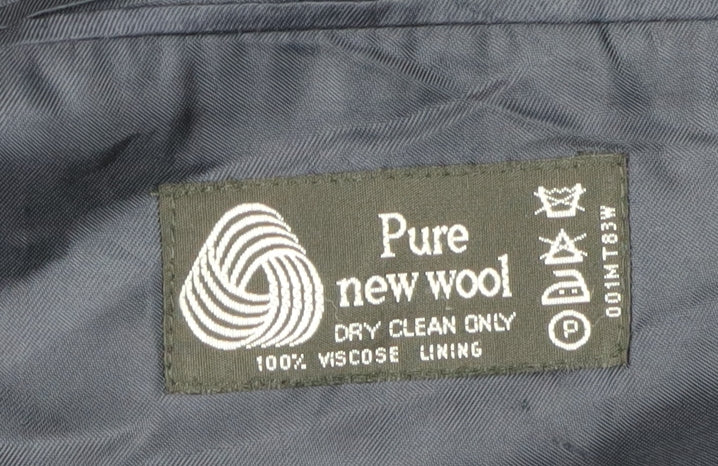 Mens UK Size 40 Harewood Regular Black Suit Jacket