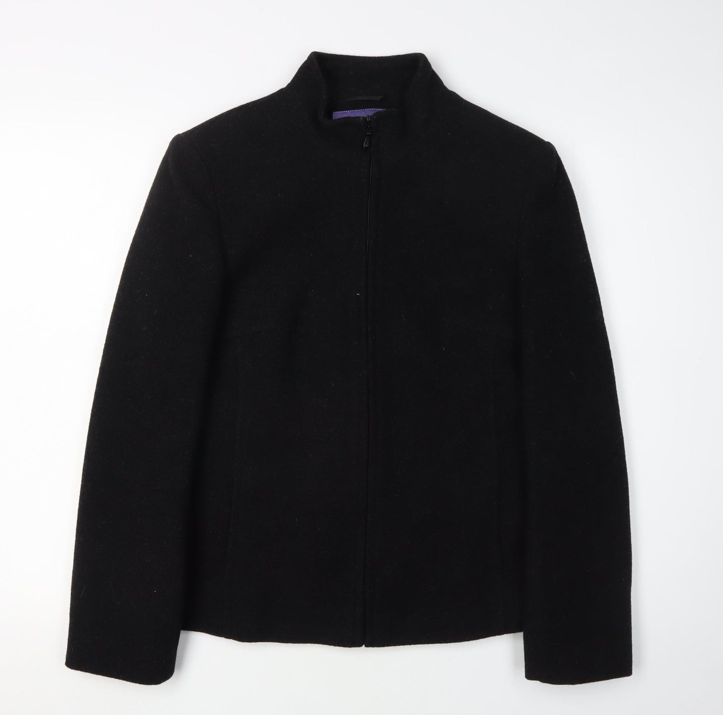 Autonomy Women's Black Wool Blend Basic Jacket Size 10