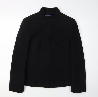 Autonomy Women's Black Wool Blend Basic Jacket Size 10