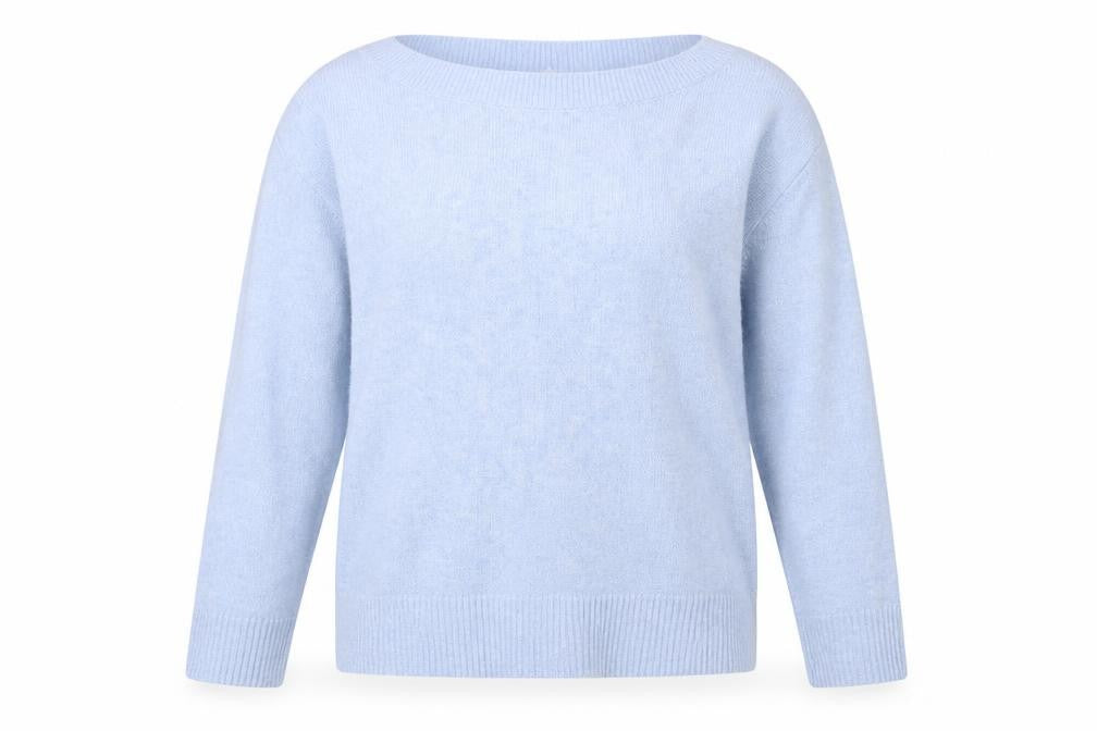Womens UK Size XS ICHI Blue Pullover Jumper