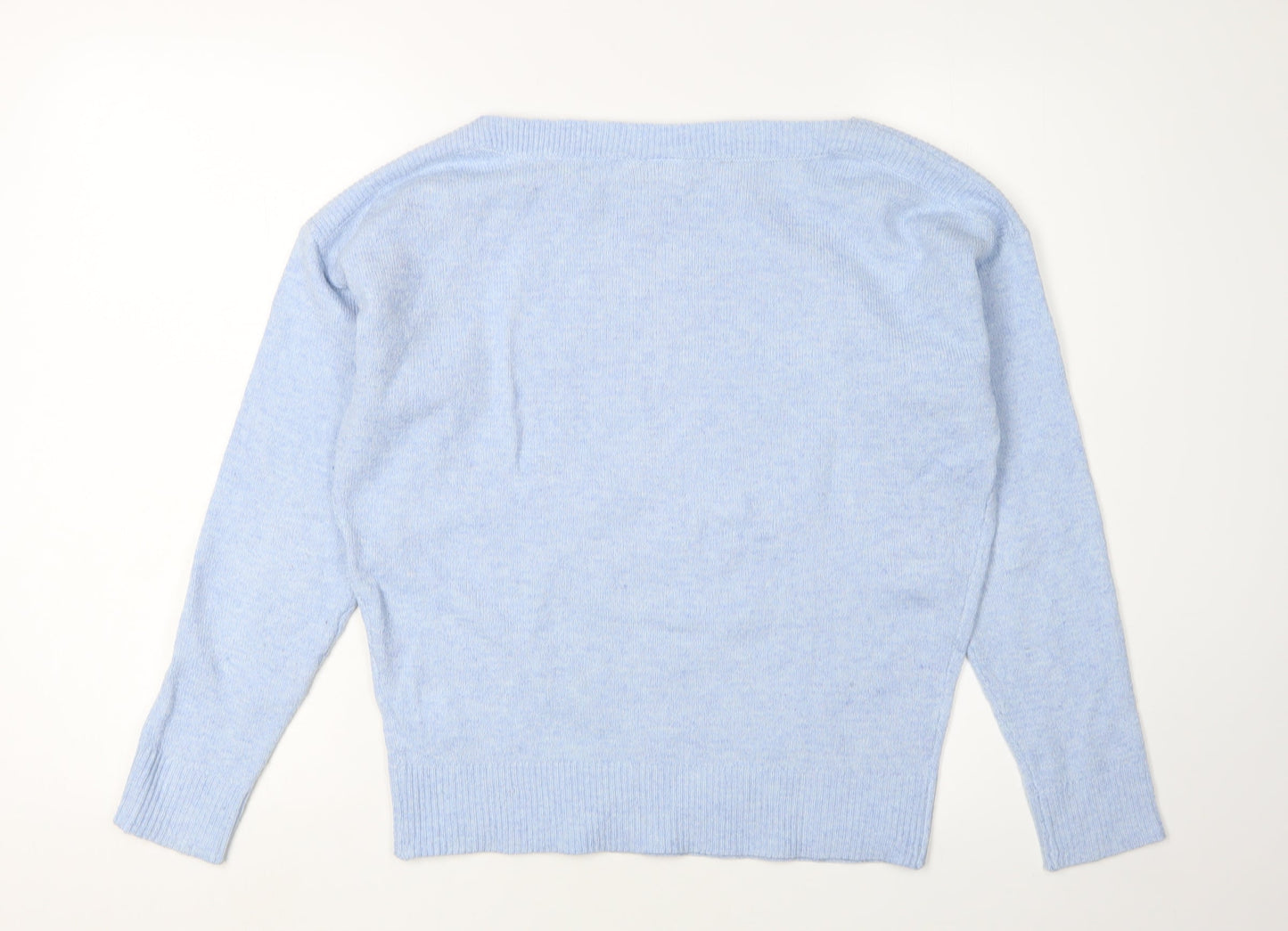 Womens UK Size XS ICHI Blue Pullover Jumper
