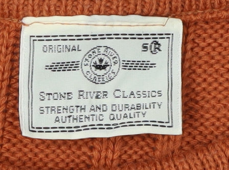 Stone River Classics Women's Orange Pullover Jumper Size 14