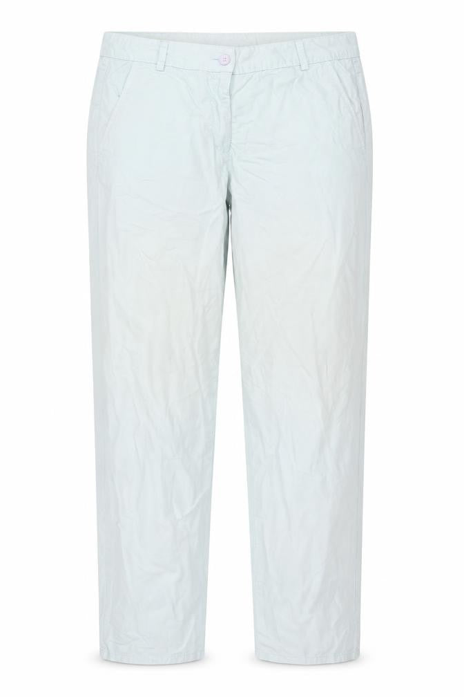 Womens UK Size 12 French Connection Regular Fit Straight Blue Trousers