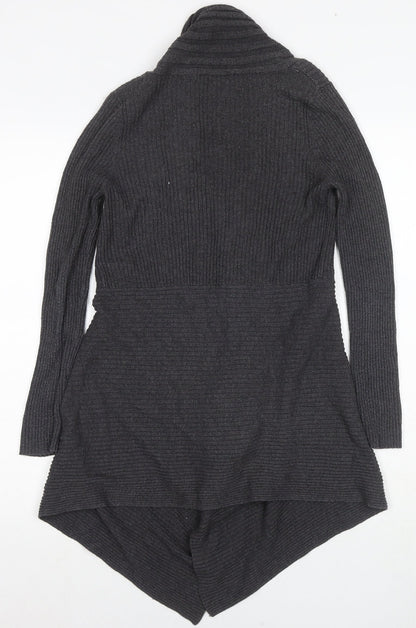 Womens UK Size 10 Marks and Spencer Grey Cardigan Jumper