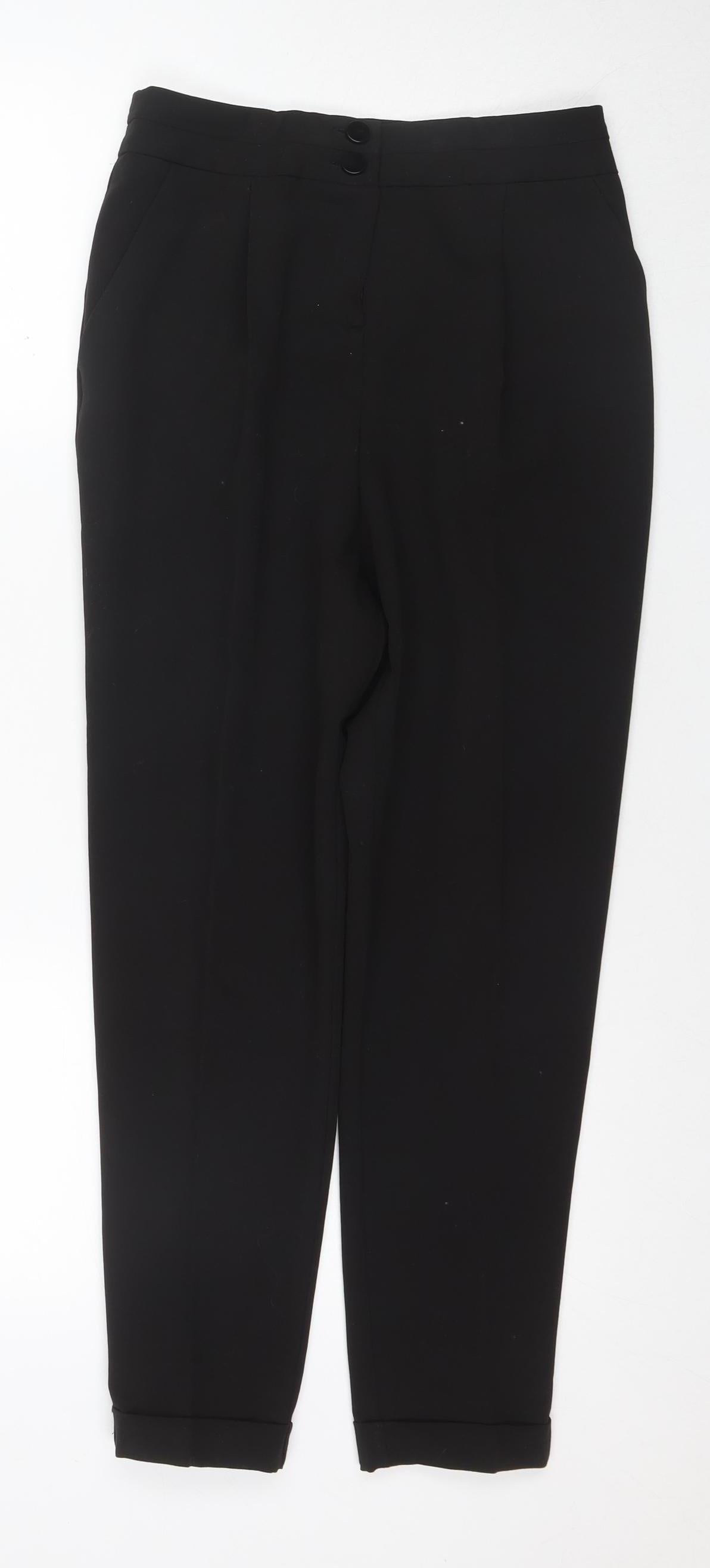 Womens UK Size 6 Slim ASOS Slim Fit Jogger Black Trousers