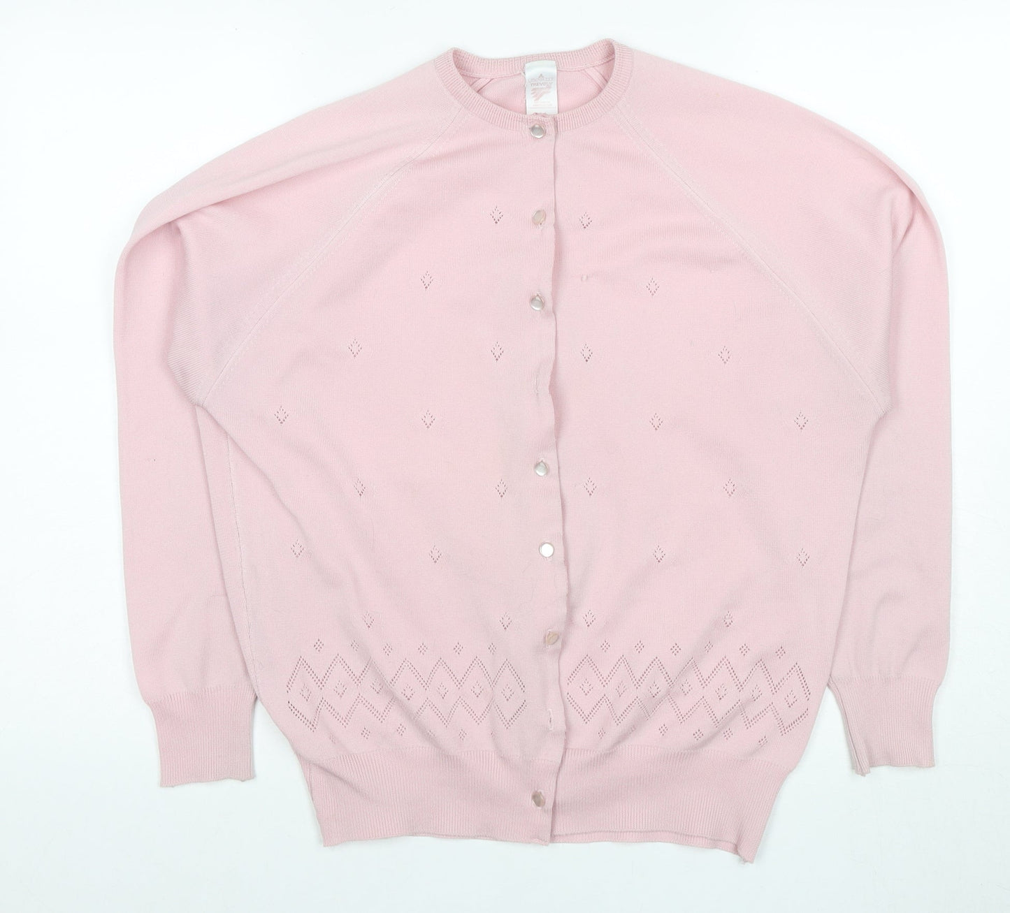 Womens UK Size 14 Littlewoods Pink Cardigan Jumper