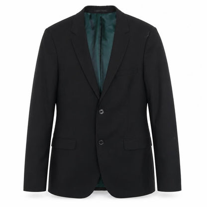 Mens UK Size 38 Topman Regular Black Suit Jacket
