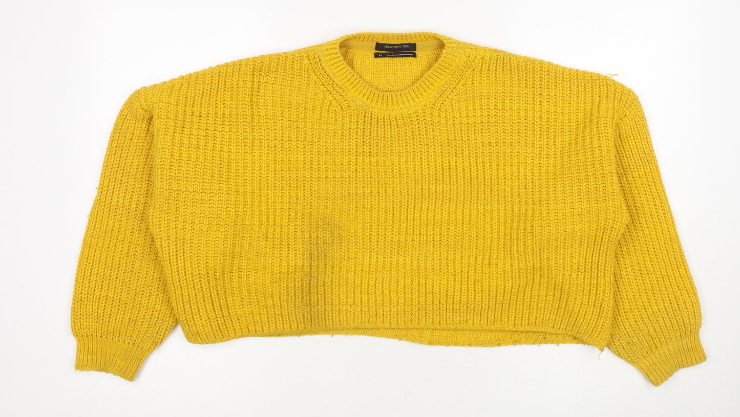 Womens UK Size S Urban Outfitters Yellow Pullover Jumper