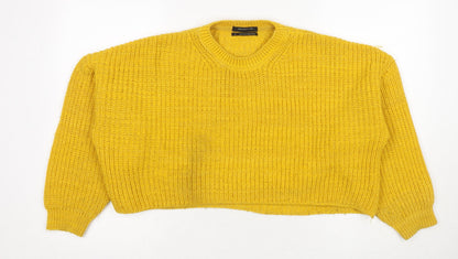 Womens UK Size S Urban Outfitters Yellow Pullover Jumper