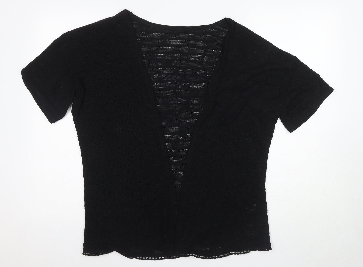 Womens UK Size M Dorothy Perkins Black Cardigan Jumper