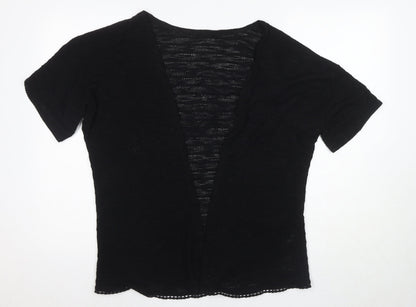 Womens UK Size M Dorothy Perkins Black Cardigan Jumper