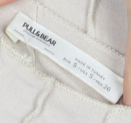 Womens UK Size S Pull&Bear Beige  Blouse