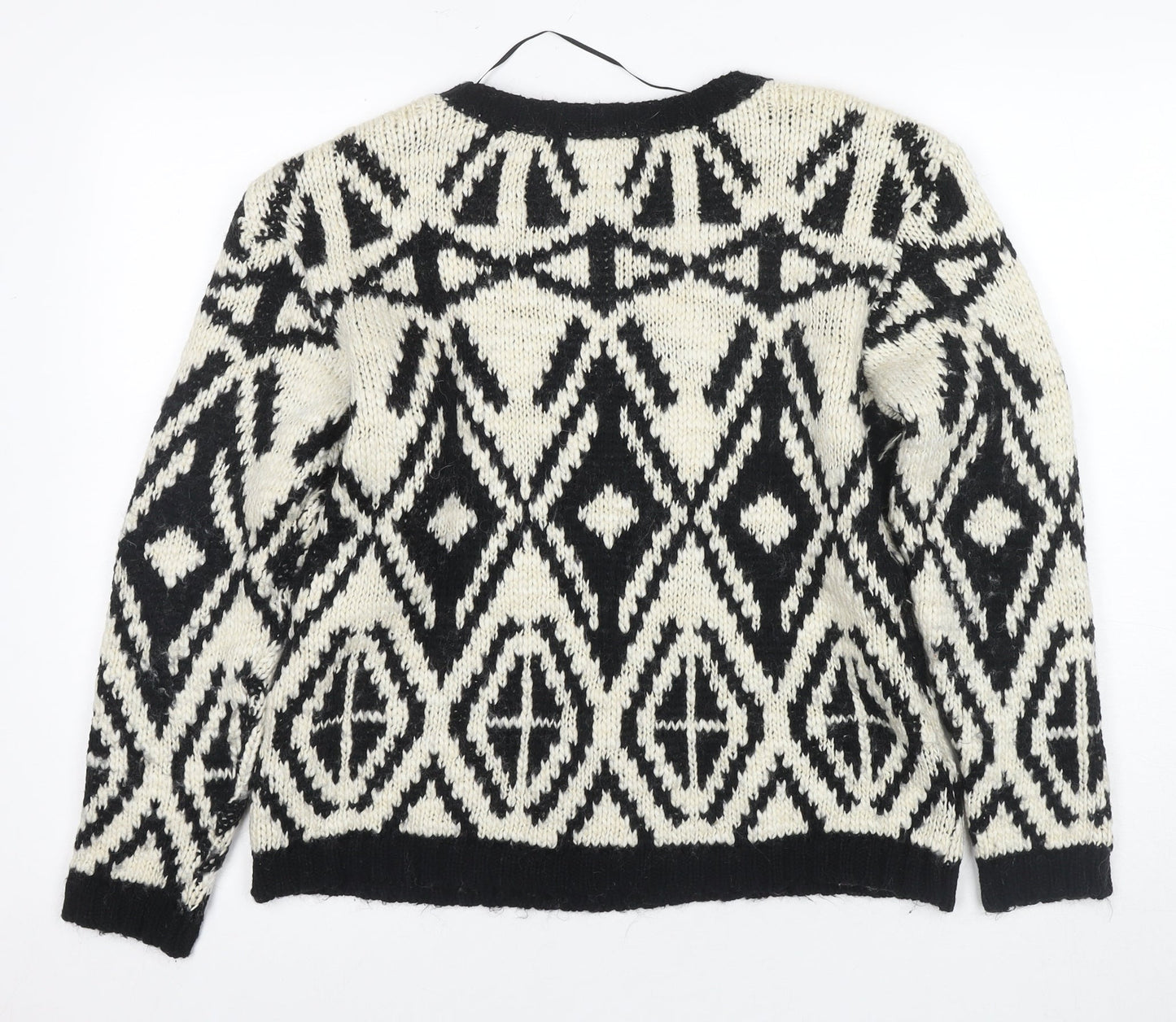 Womens UK Size M Oasis Black Pullover Jumper