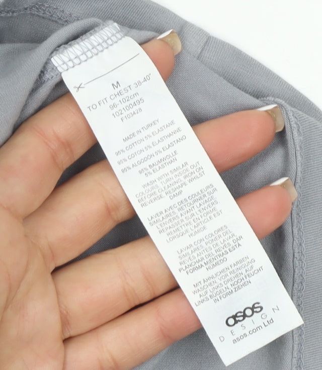 Unisex Adults UK Size M ASOS Grey  Tank