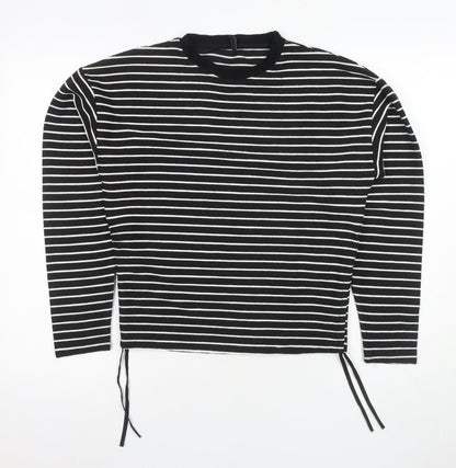 Womens UK Size M Only Black Basic T-Shirt