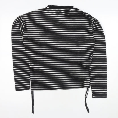 Womens UK Size M Only Black Basic T-Shirt