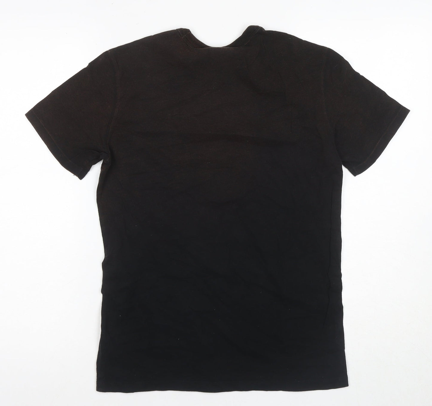 Lazy Heads Men's Black Music T-Shirt, Size S, Crew Neck