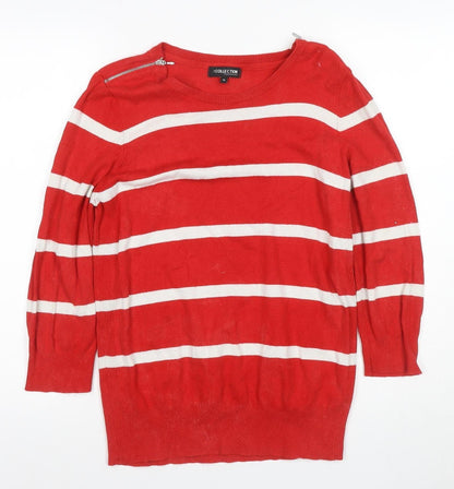 Womens UK Size 16 The Collection Red Jersey Blouse