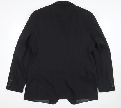 Mens UK Size 44 Marks and Spencer Regular Black Suit Jacket