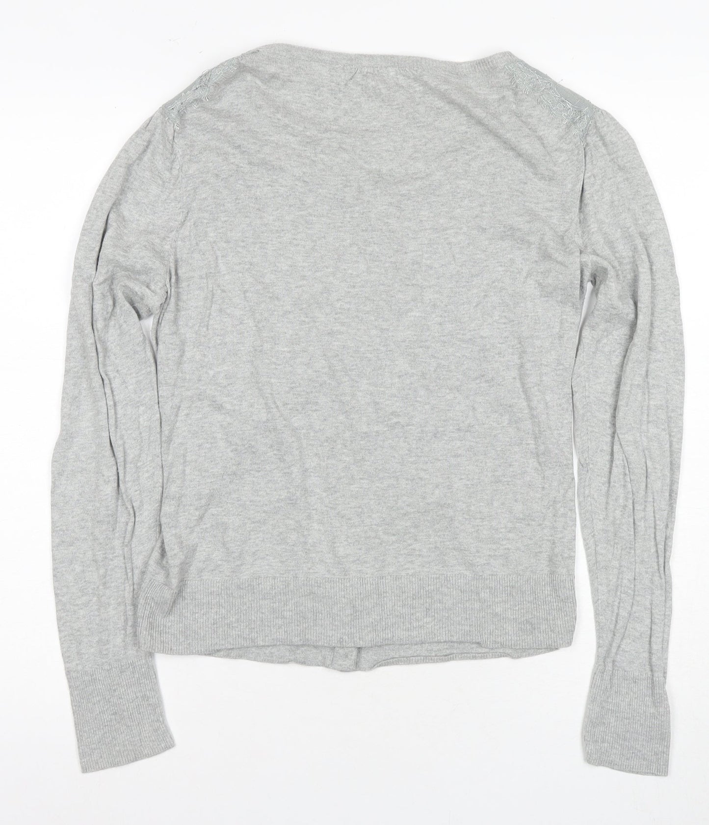Womens UK Size L Oasis Grey Cardigan Jumper