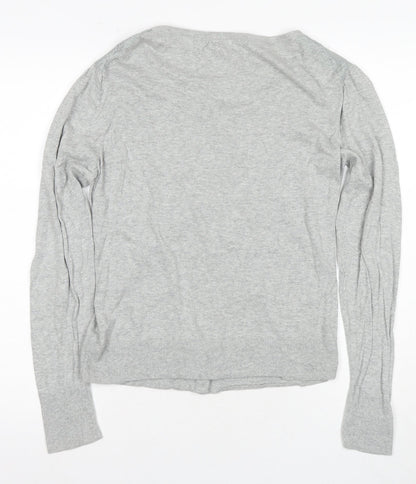 Womens UK Size L Oasis Grey Cardigan Jumper