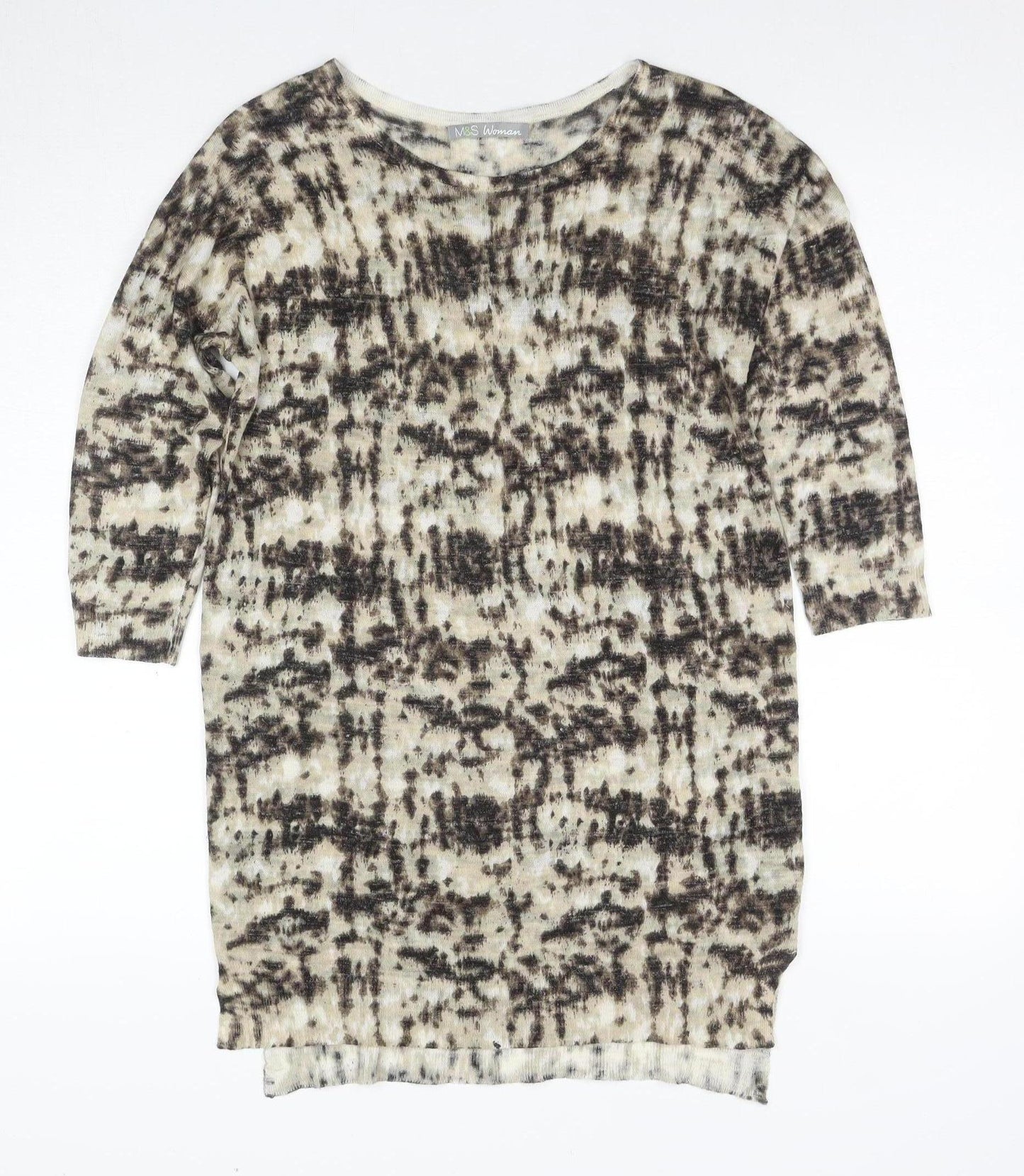 Marks and Spencer Grey Knit Dress, Size 10, Women's