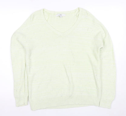 Womens UK Size Small NEXT Green Pullover Jumper