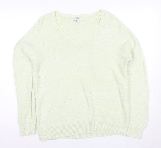 Womens UK Size Small NEXT Green Pullover Jumper