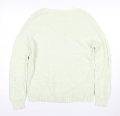 Womens UK Size Small NEXT Green Pullover Jumper