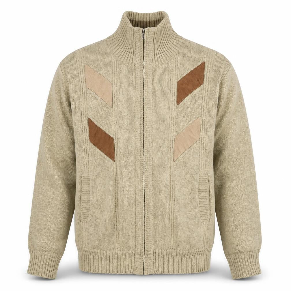 Mens UK Size M J. Wills Beige Full Zip