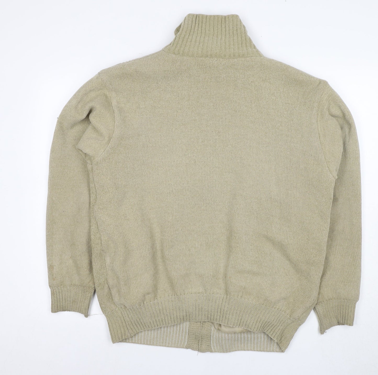 Mens UK Size M J. Wills Beige Full Zip