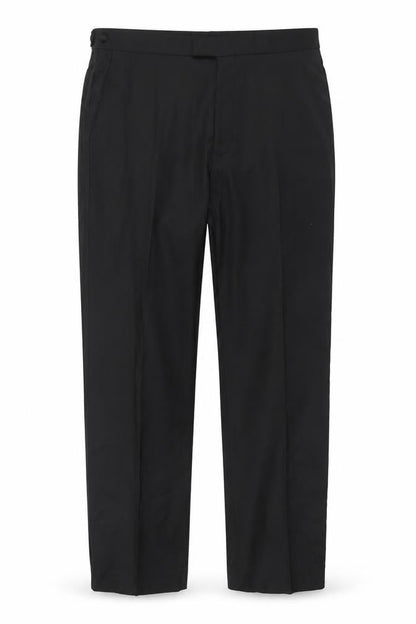 Mens UK Size 38 Marks and Spencer Regular Fit Dress Pants Black Trousers