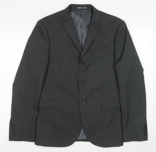 Mens UK Size 40 NEXT Regular Black Suit Jacket