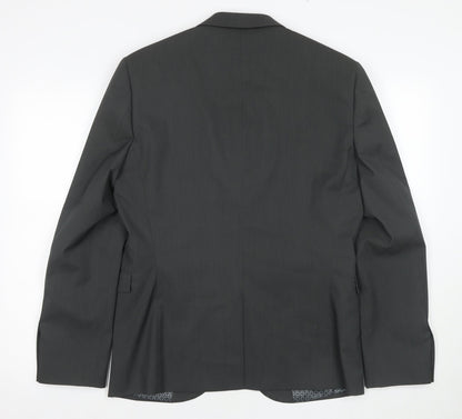 Mens UK Size 40 NEXT Regular Black Suit Jacket