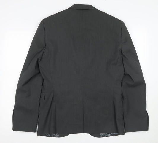 Mens UK Size 40 NEXT Regular Black Suit Jacket