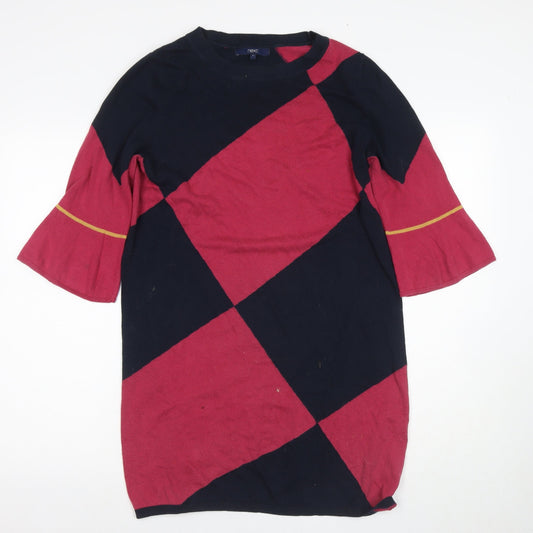 Next Women's Multicoloured Shift Dress Size 12