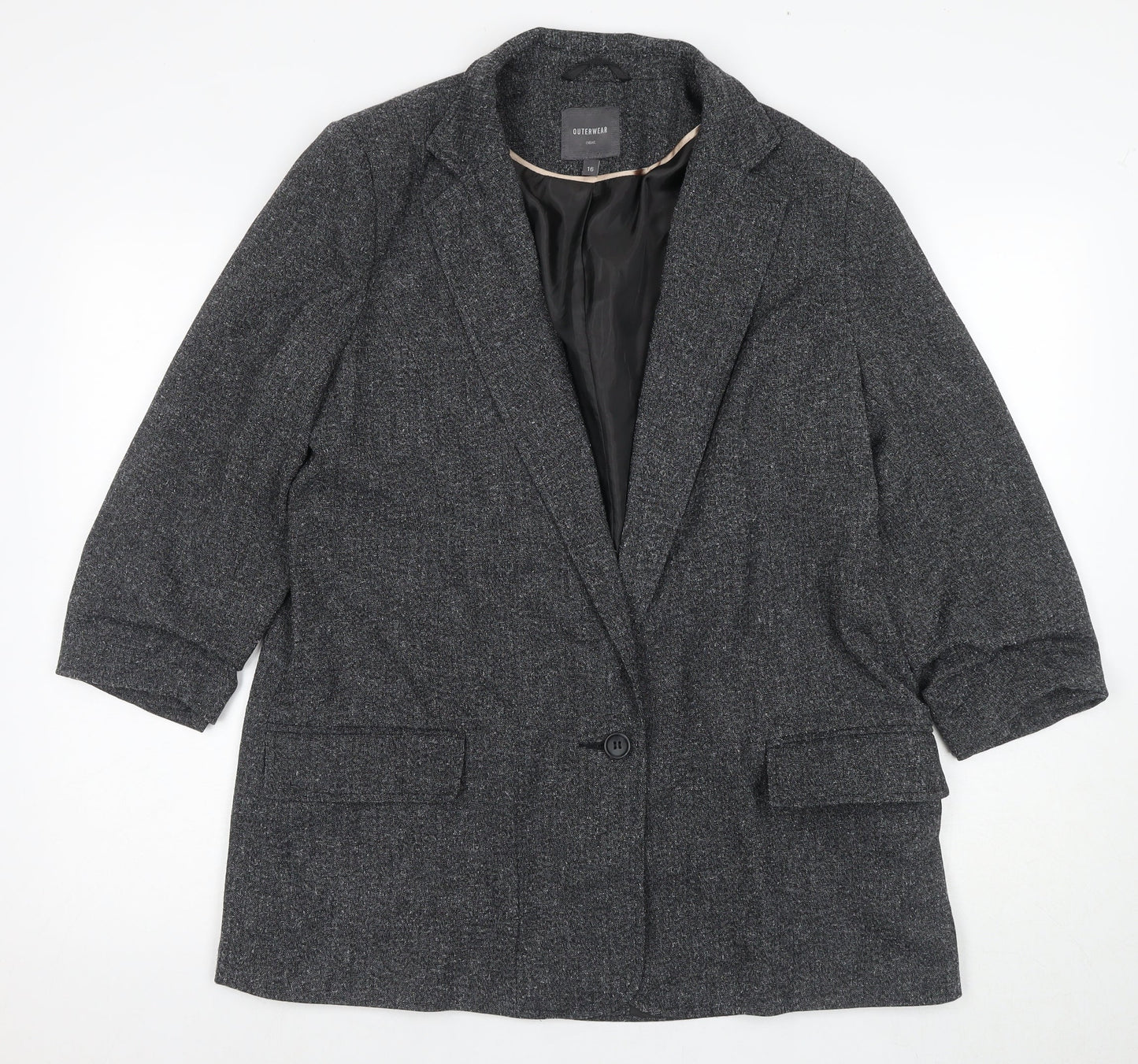 Womens UK Size 16 NEXT Grey Basic Jacket