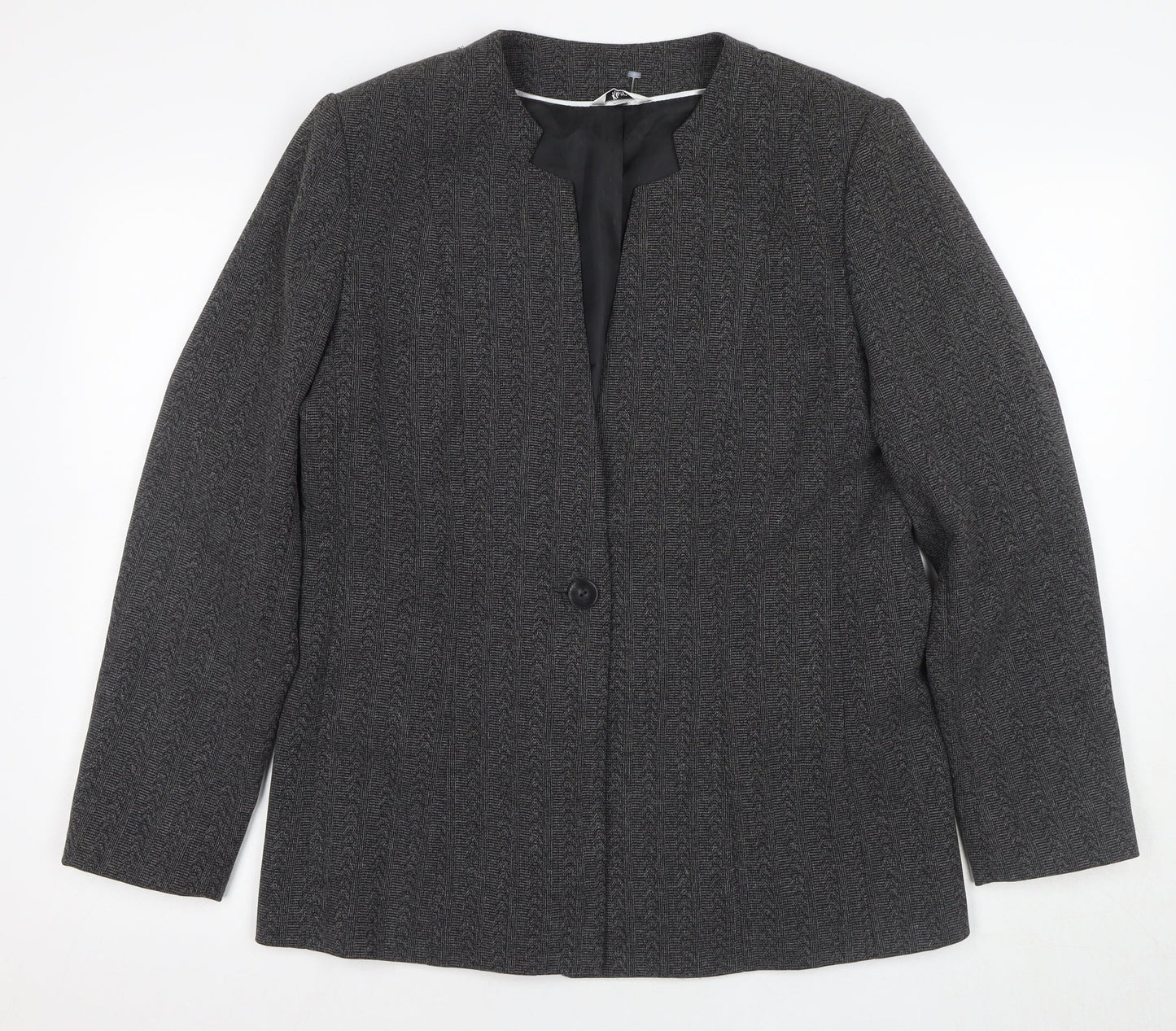 Kasper Women's Grey Blazer, Size 16, Business Wear