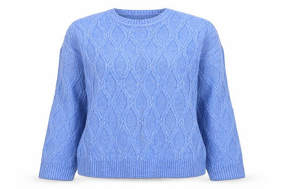 Womens UK Size L Marks and Spencer Blue Pullover Jumper