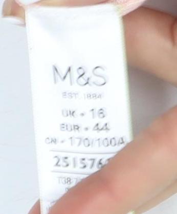 Womens UK Size 16 Marks and Spencer Pink Basic Blouse