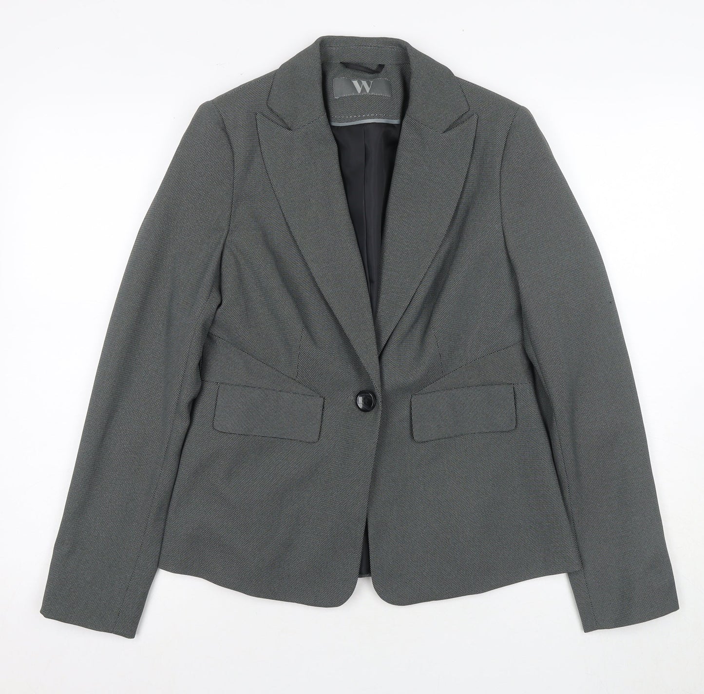 BHS Grey Women's Suit Jacket Size 10 Classic Fit