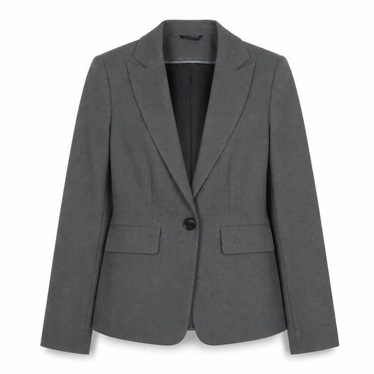 Womens UK Size 10 BHS Regular Grey Suit Jacket