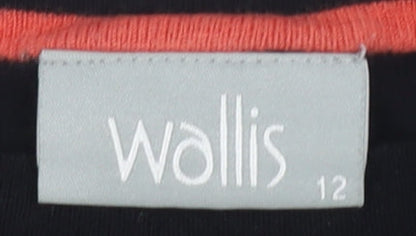 Womens UK Size 12 Wallis Multicoloured Jersey Long Sleeve