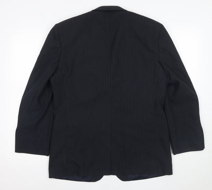 Mens UK Size 38 Jonathan Adams Regular Black Suit Jacket