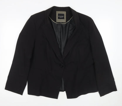 Principles Women's Black Trouser Suit Blazer Size 18