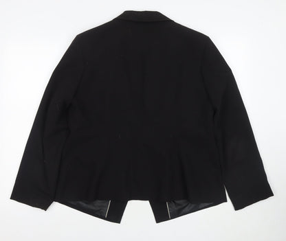 Principles Women's Black Trouser Suit Blazer Size 18